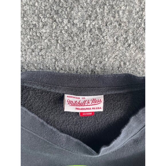 Mitchell & Ness Seattle Sounders FC Black Graphic Sweatshirt 2XL Cotton Blend - Picture 3 of 9